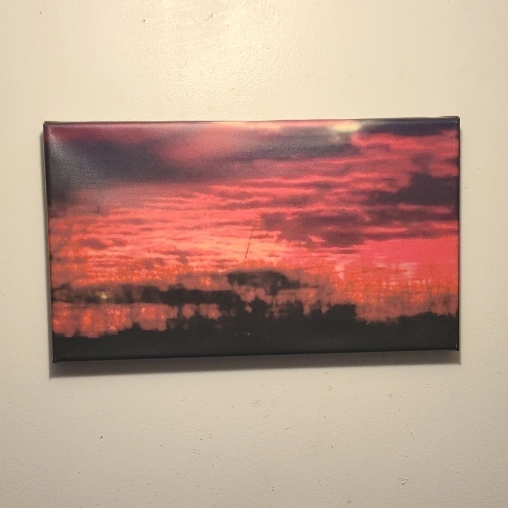 𝅺canvas Print of Sunset Brand New - Picture 3 of 3